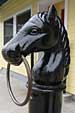 Hitching Post on Mackinac Island, Michigan, USA