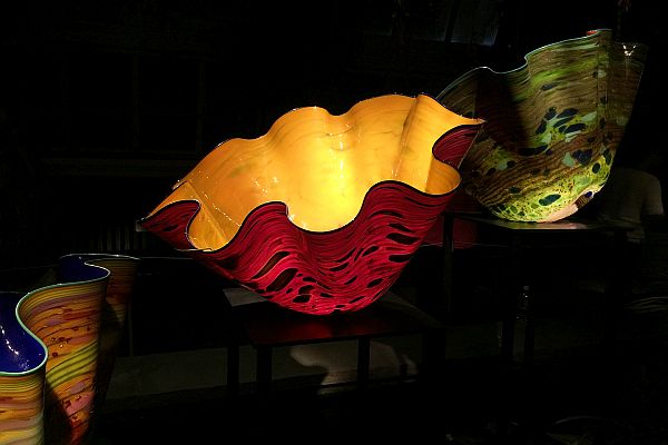 Chihuly Nights exhibit at the New York Botanical Garden, New York, USA