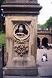 Owl Sculpture in Central Park's Bethesda Terrace, New York, USA