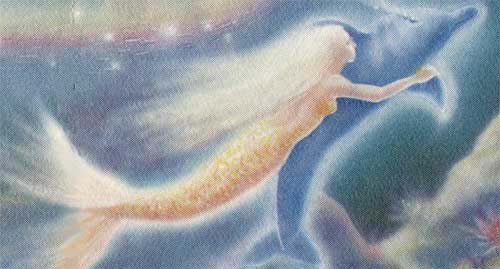 mermaid from Postermania card